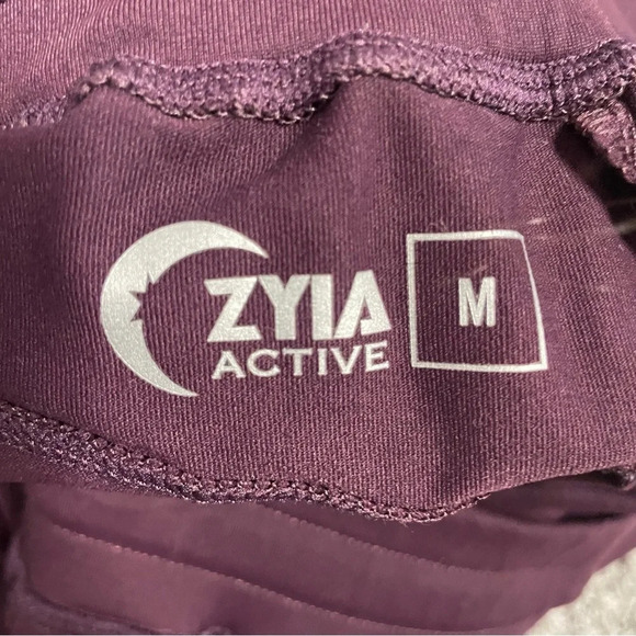 Zyia Active Plum Unwind Mid Rise Joggers - Picture 6 of 6